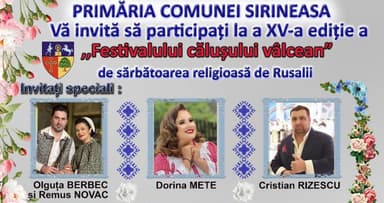 Festivalul Călușului Vâlcean revine triumfător la Șirineasa! A XV-a ediție a tradiției de neuitat, din 9 iunie 2025