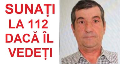 Familia îngrijorată apelează la Poliție după dispariția lui Nea Costică din satul Dângești, Vâlcea