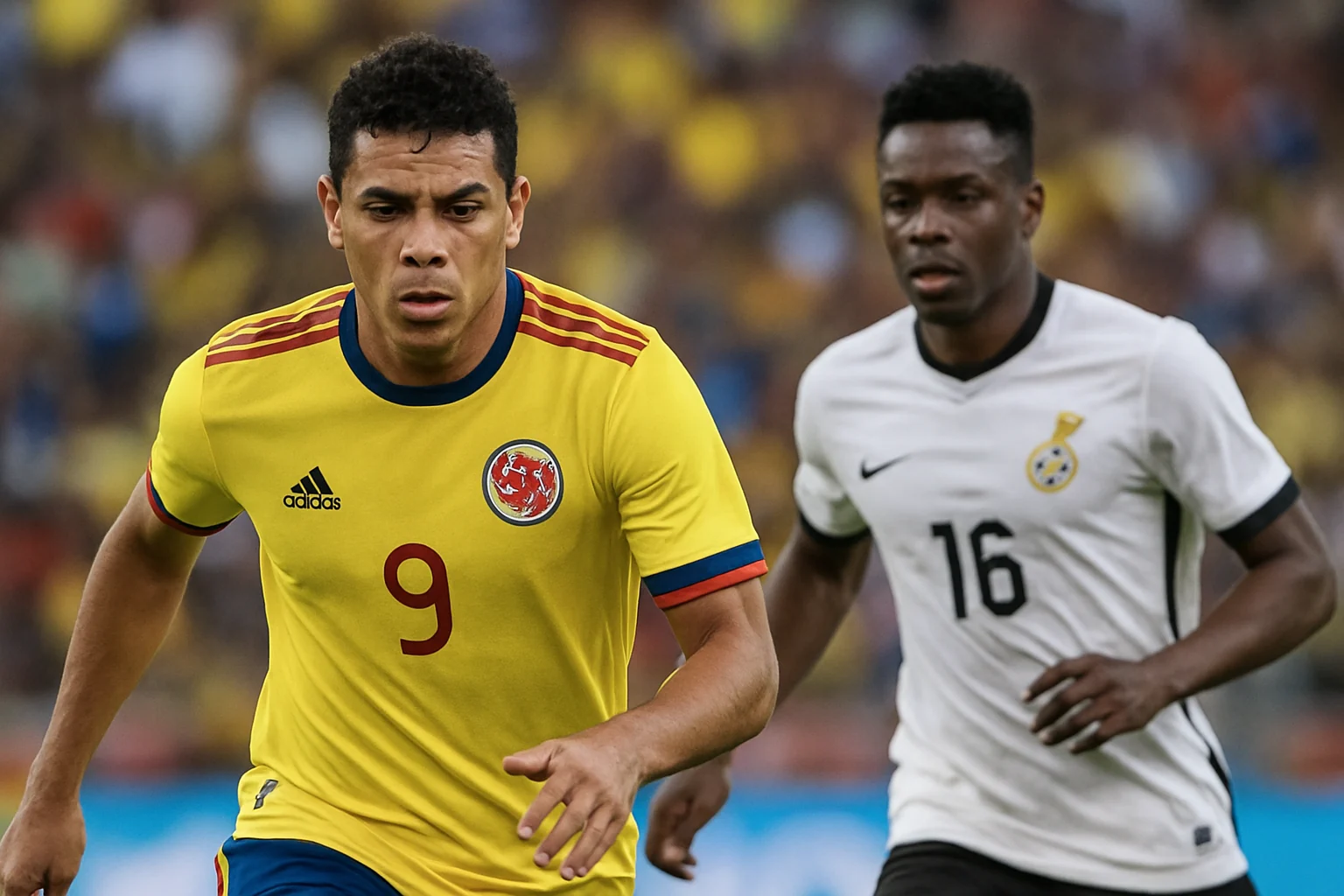 Columbia și Ghana se întâlnesc într-un meci important