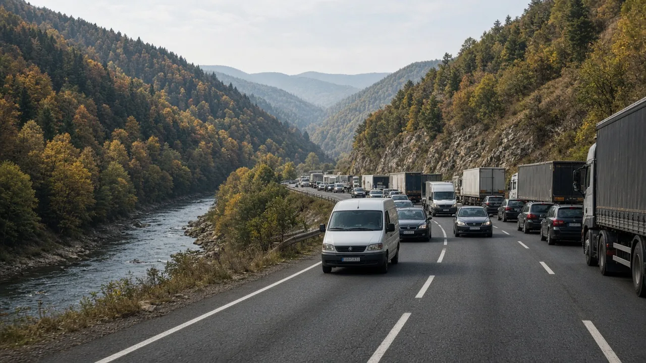 A1 Boița–Șelimbăr închisă până pe 19 decembrie. DN7 prin Vâlcea, sub presiune
