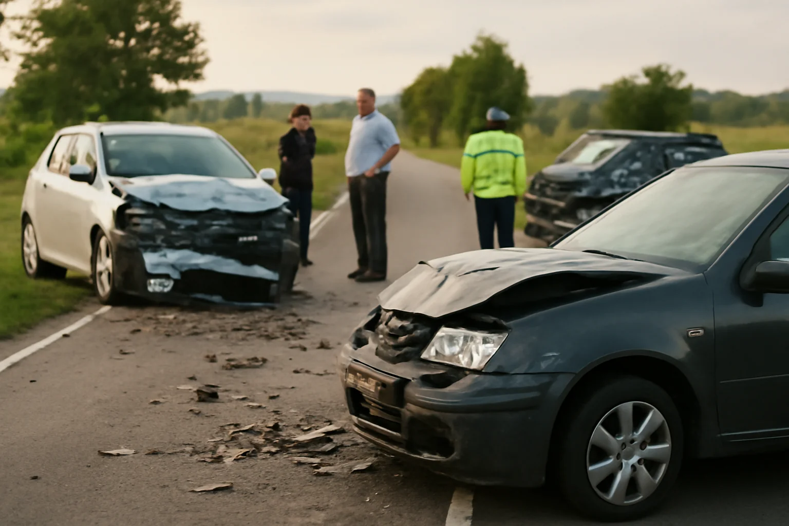 Accident grav cu trei victime la Fârțăești în această seară