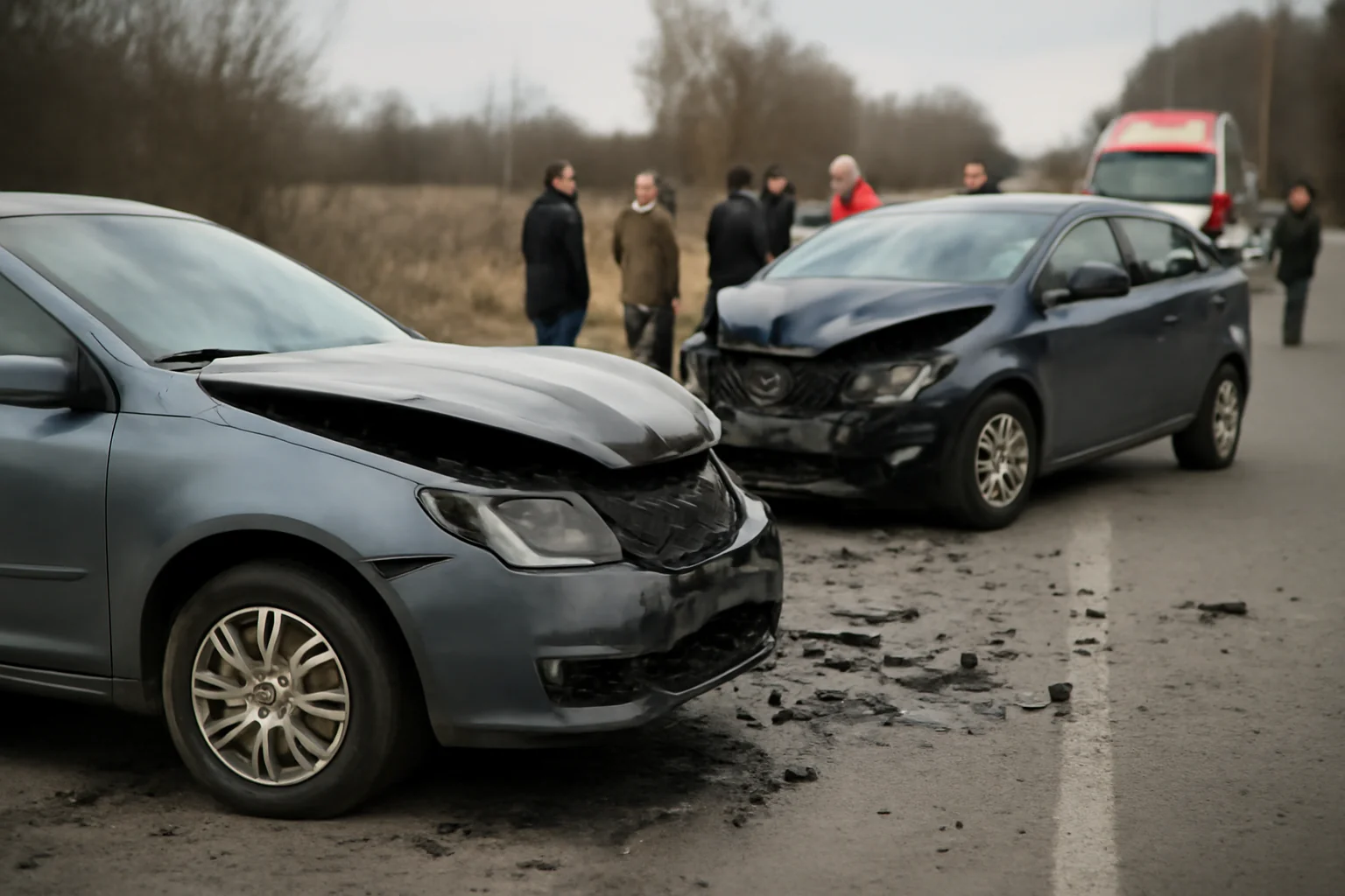 Accident grav la Costești: Doi răniți în coliziune pe DJ646