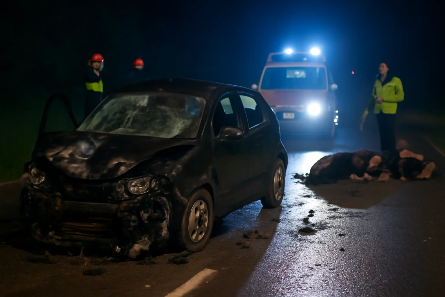Accident grav la Muereasca: Trei victime din cauza unui șofer beat