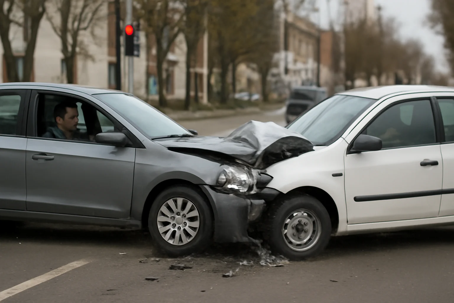 Accident grav pe b-dul Dem Rădulescu: Un rănit după impact