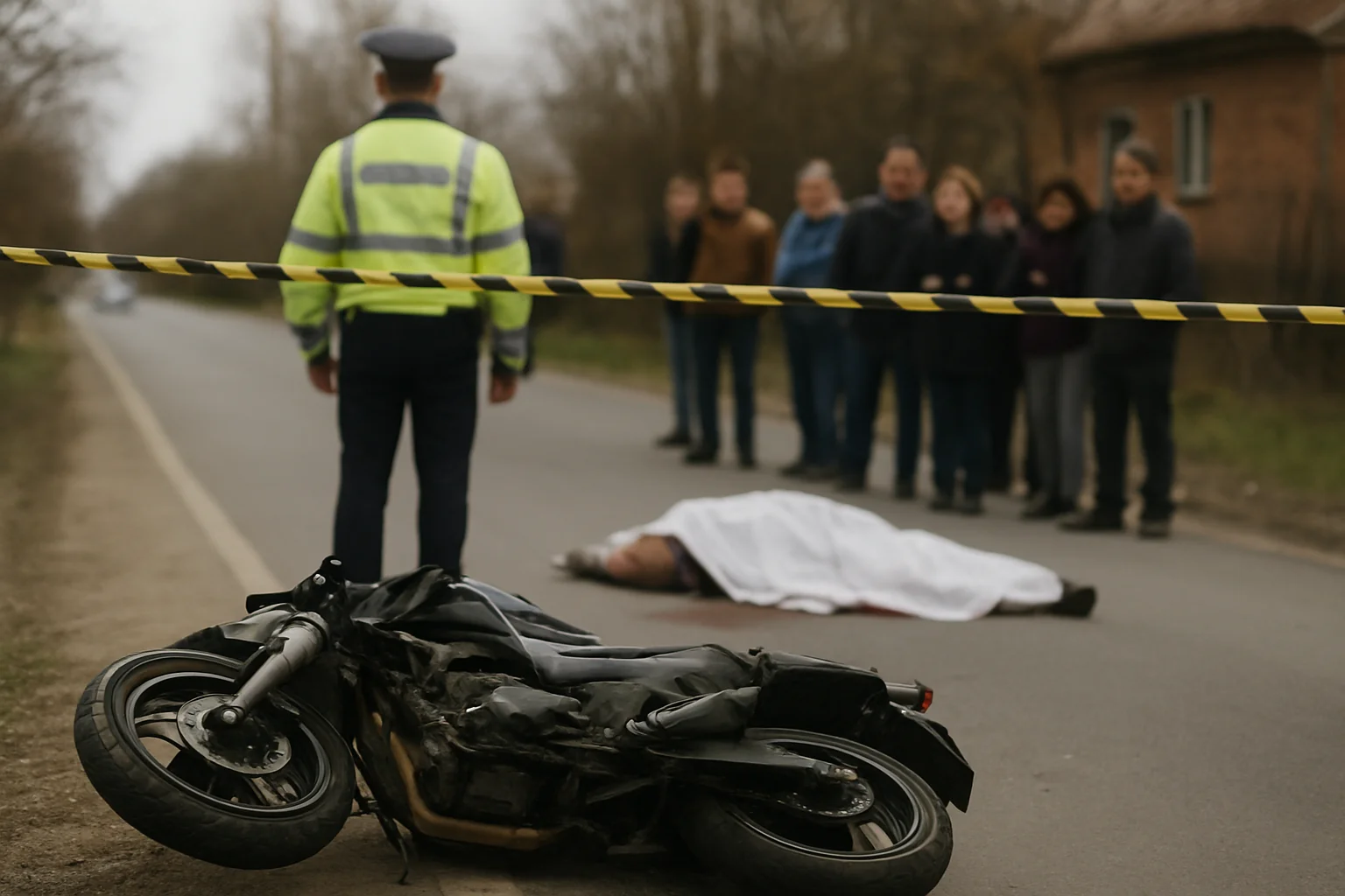 Accident mortal în Budești: Motociclist decedat pe strada Islaz