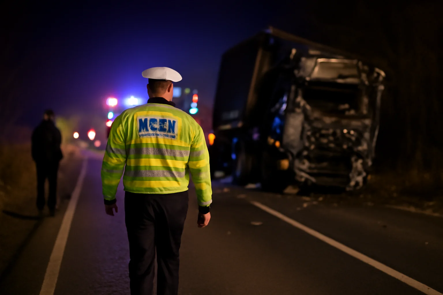 Accident mortal pe DN 7: un șofer de TIR a murit la Blidari