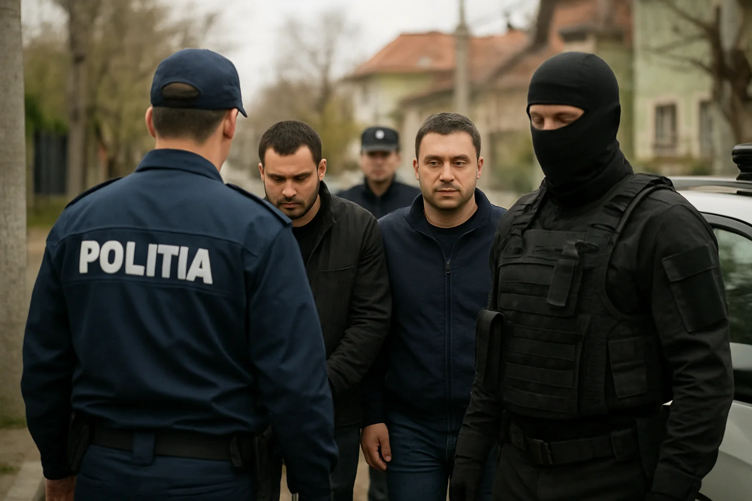 Acțiune poliție în Râmnicu Vâlcea: Doi bărbați audiați