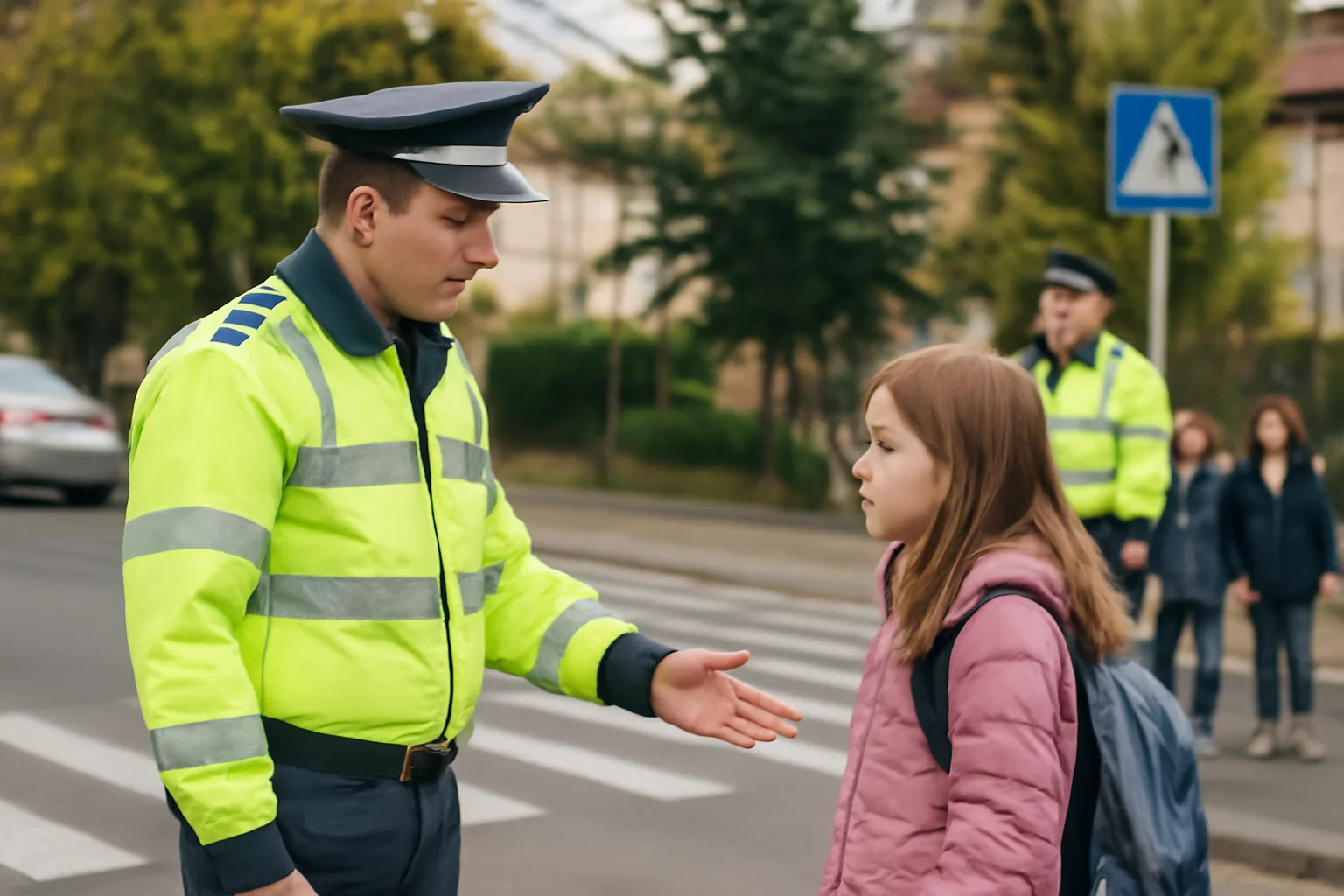 Acțiune preventivă a polițiștilor pentru siguranța elevilor în Râmnicu Vâlcea