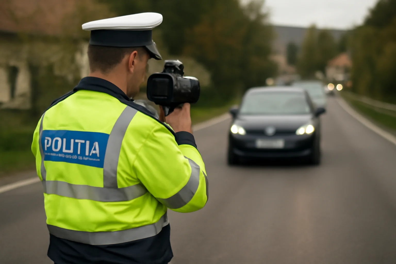 aproape 300 de sancțiuni pentru depășirea vitezei legale, aplicate în ultimele zile de polițiștii rutieri