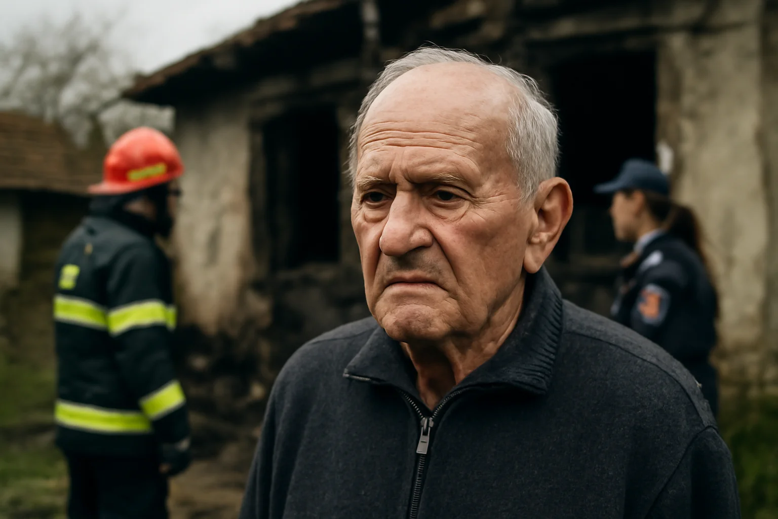Bărbat de 80 de ani găsit mort într-un incendiu la Galicea, caz investigat de autorități din Râmnicu Vâlcea