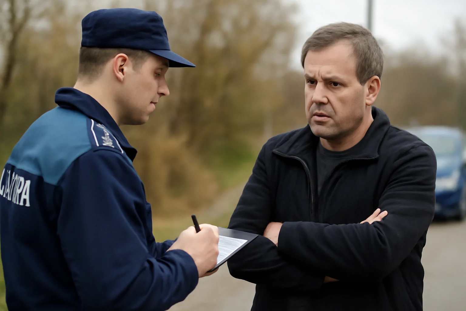 bărbat sancționat cu o amendă uriașă după ce nu a permis polițiștilor să verifice un câine