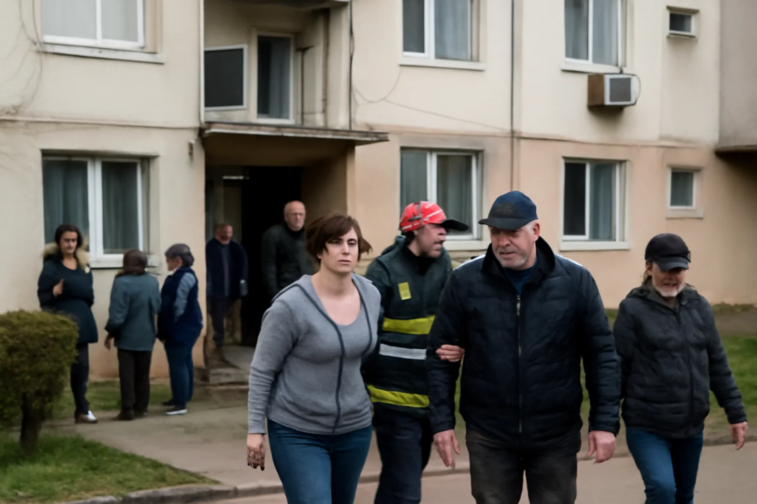 Bloc evacuat la Râmnicu Vâlcea după sesizarea unui miros puternic de gaz