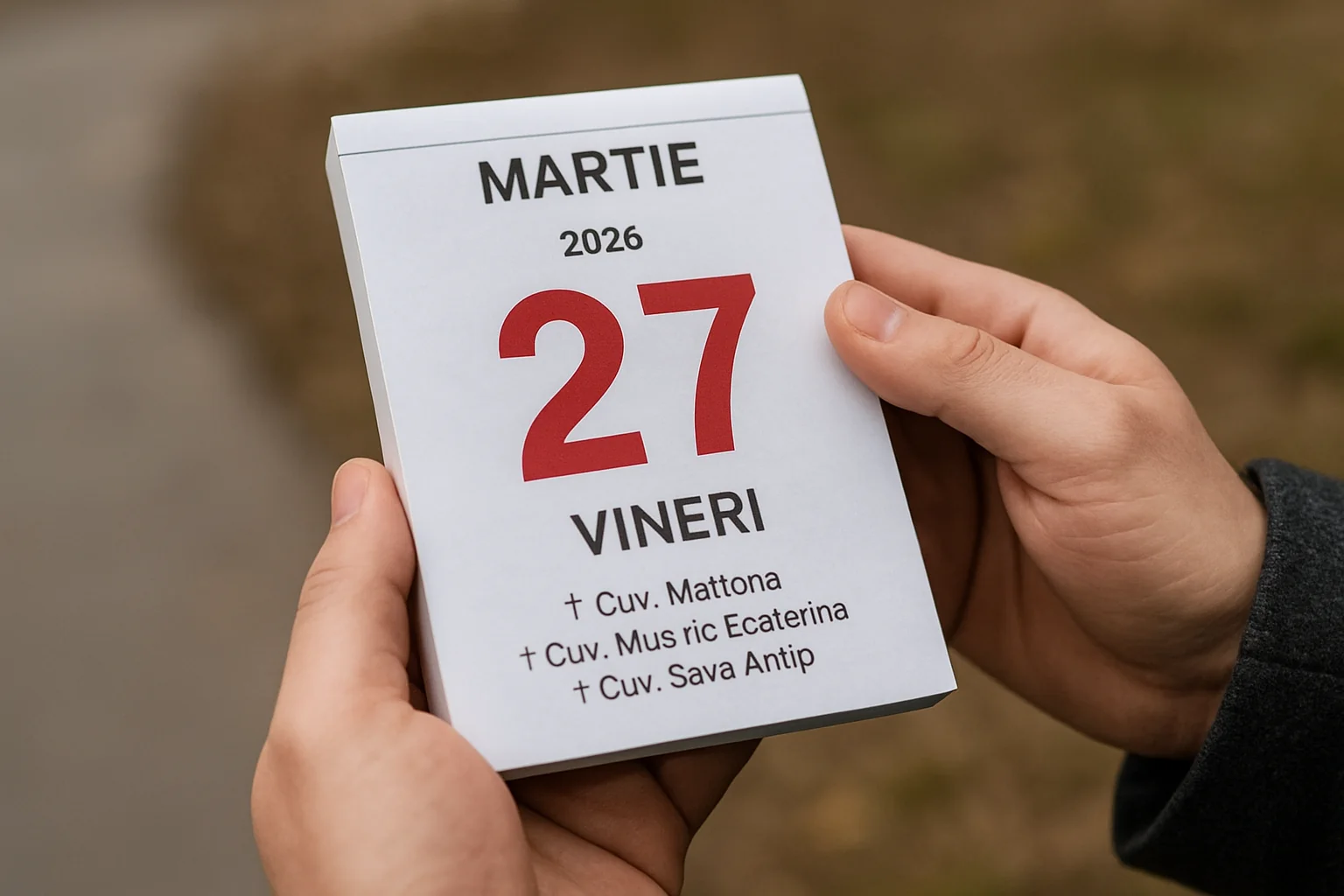 Calendar ortodox – 2026-03-27