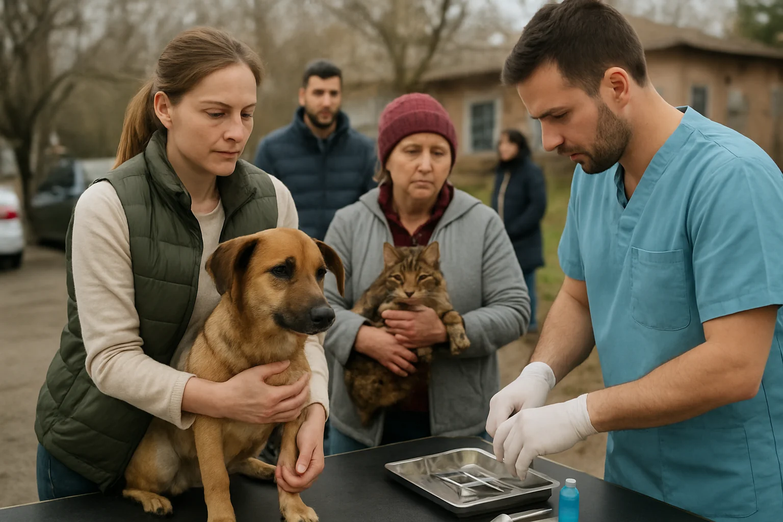 Campanie gratuită de sterilizare pentru câini și pisici în Bălcescu