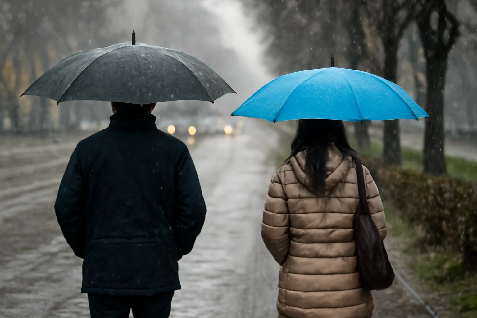 cantități mari de precipitații în zona de sud și ninsoare în nordul județului