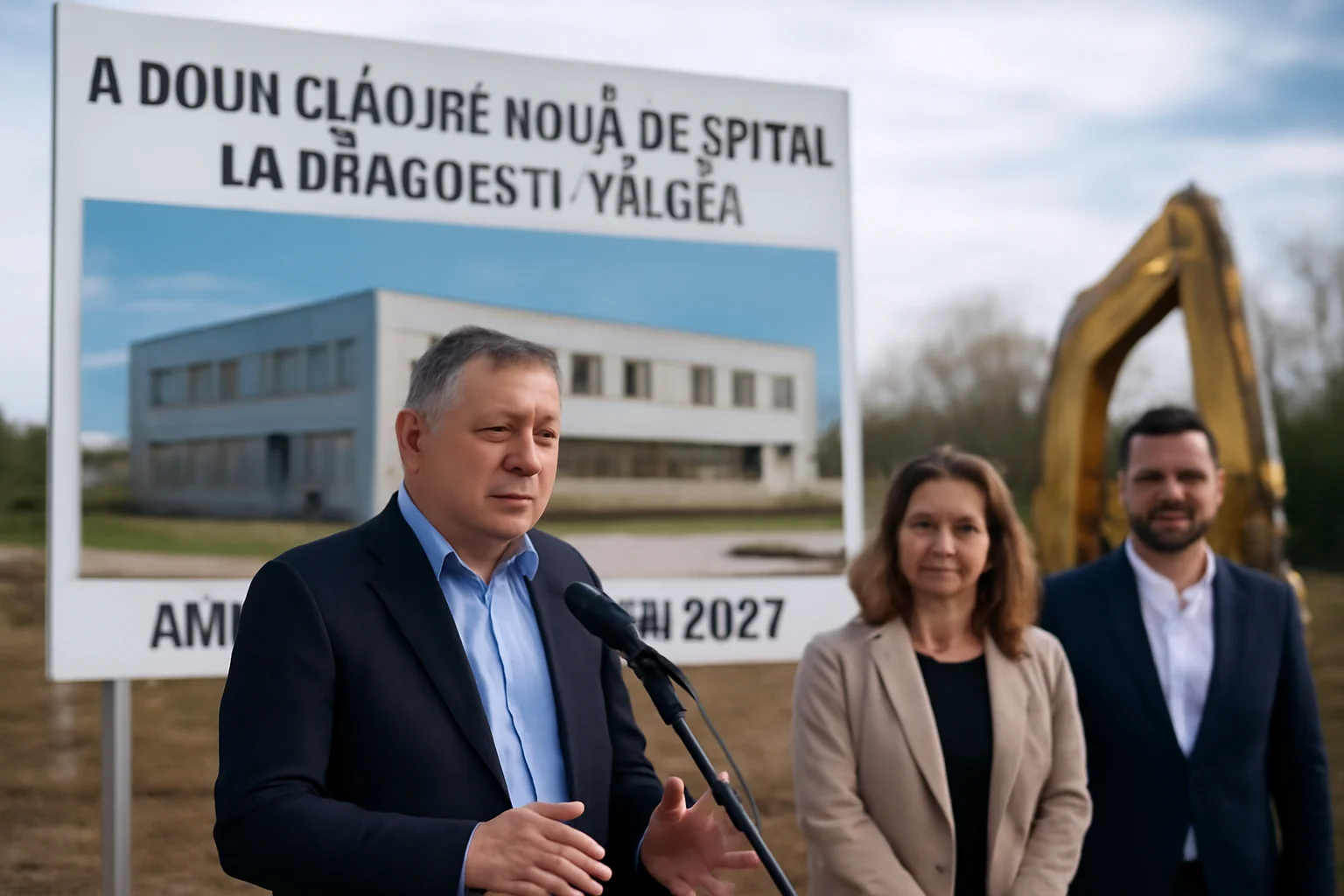 Clădire nouă de spital la Drăgoești, anunțată pentru 2027 de Consiliul Județean Vâlcea