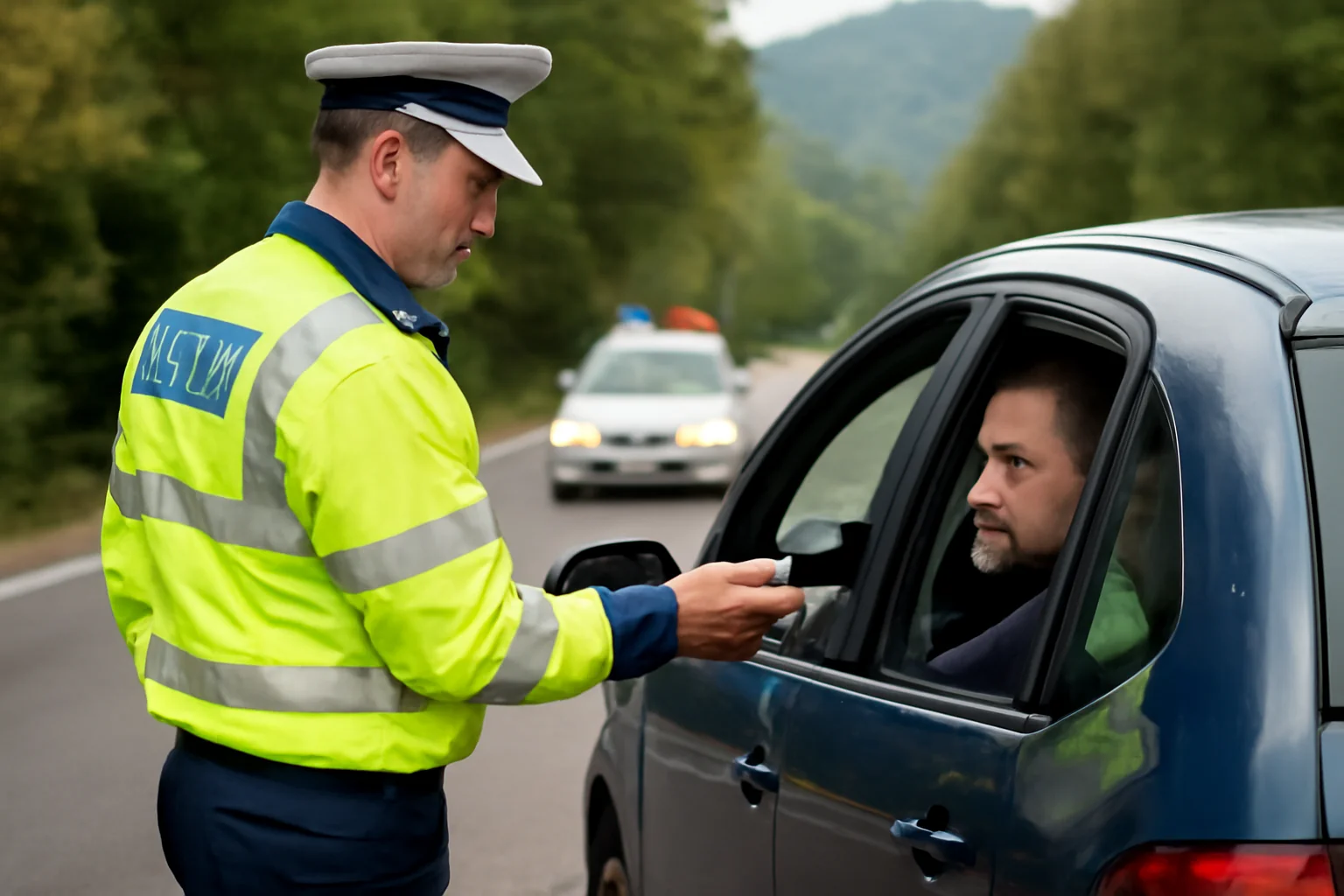 Conducător auto prins drogat cu cannabis pe DN7A, în zona Voineasa