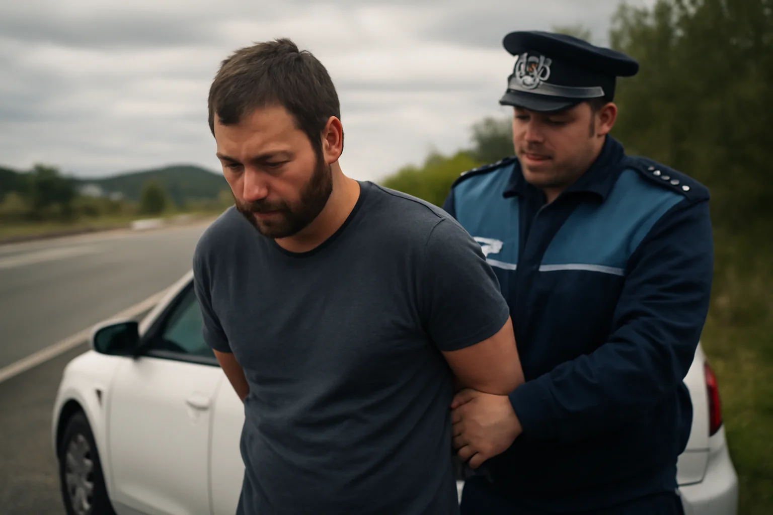 Conducător băut și fără permis, prins la Vâlcea pe DN 7