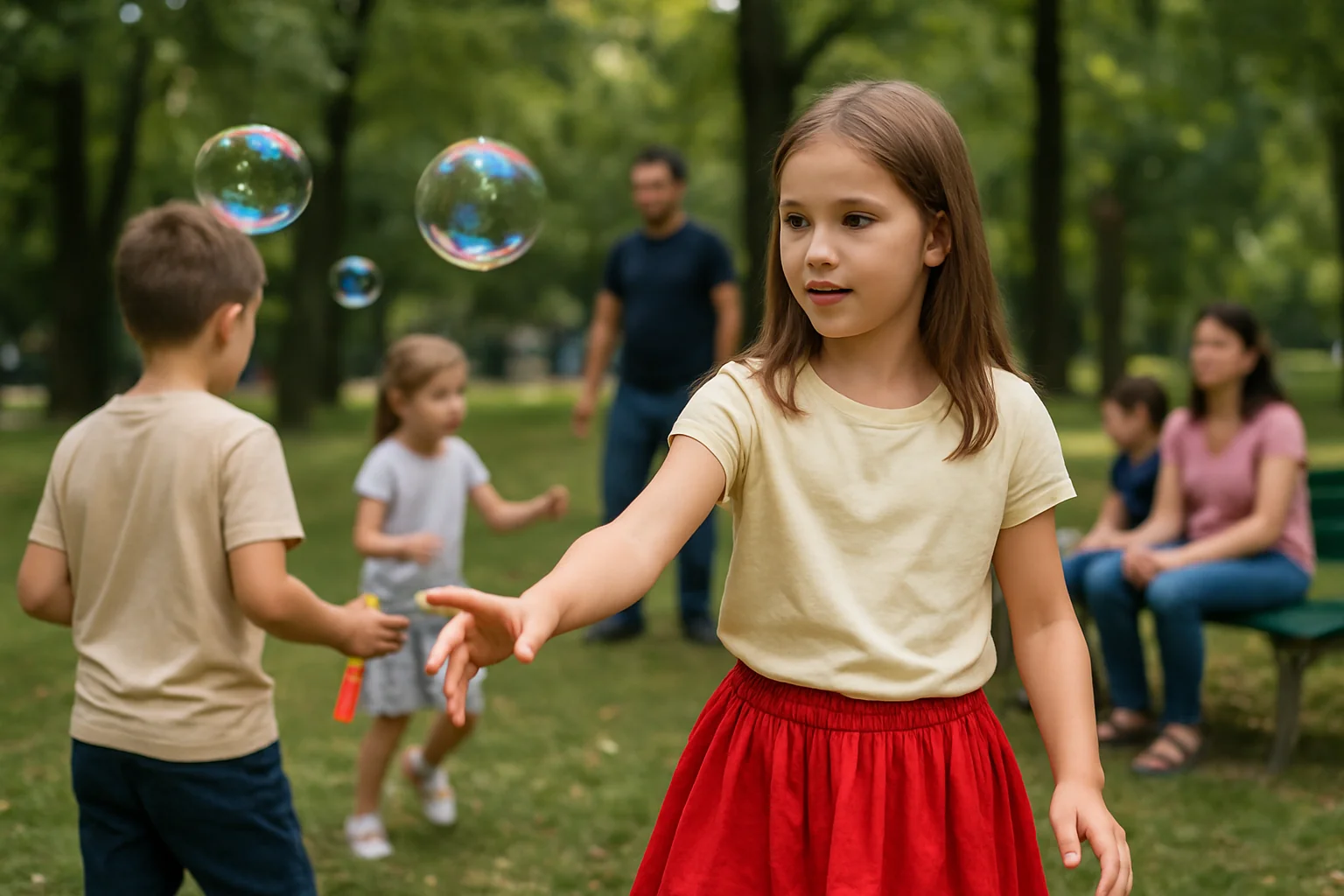 Copiii din Râmnicu Vâlcea, zi de poveste în Parcul Zăvoi