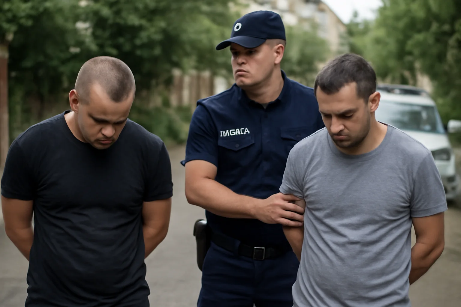 Doi bărbați reținuți la Râmnicu Vâlcea după încălcarea unui ordin de protecție pe strada Alunului