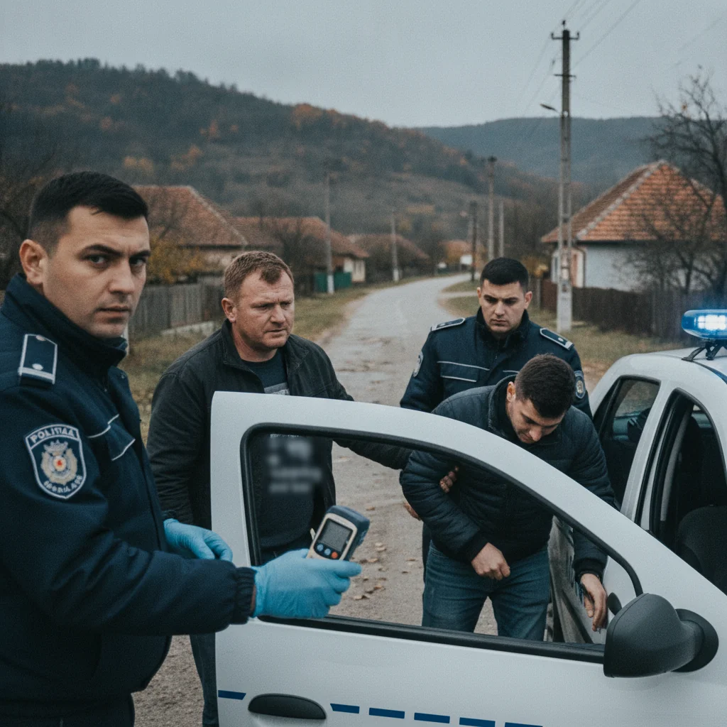 Doi șoferi depistați băuți în Vâlcea: valori de până la 1,03 mg/l