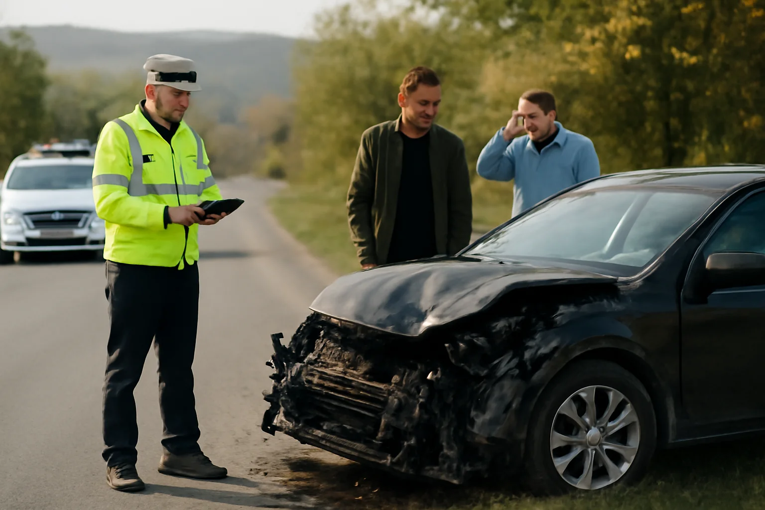 FOTO. Șofer băut provoacă un grav accident rutier în zona de sud a județului Vâlcea
