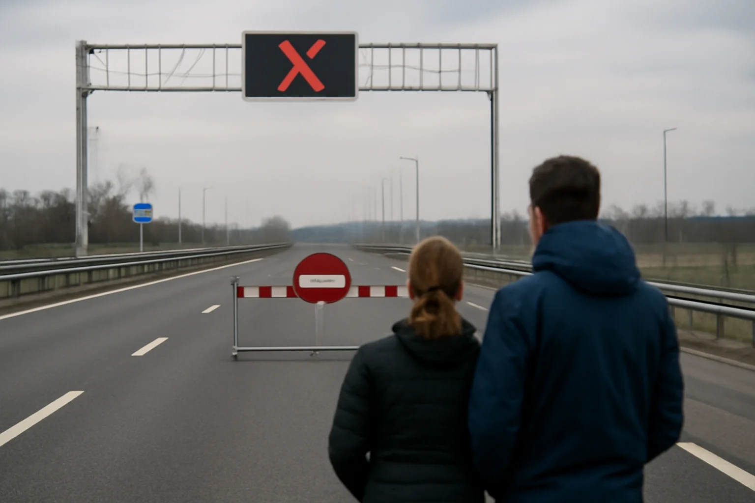 FOTO/VIDEO. Trafic blocat complet pe A1 spre București, avertizare COD ROȘU în Capitală