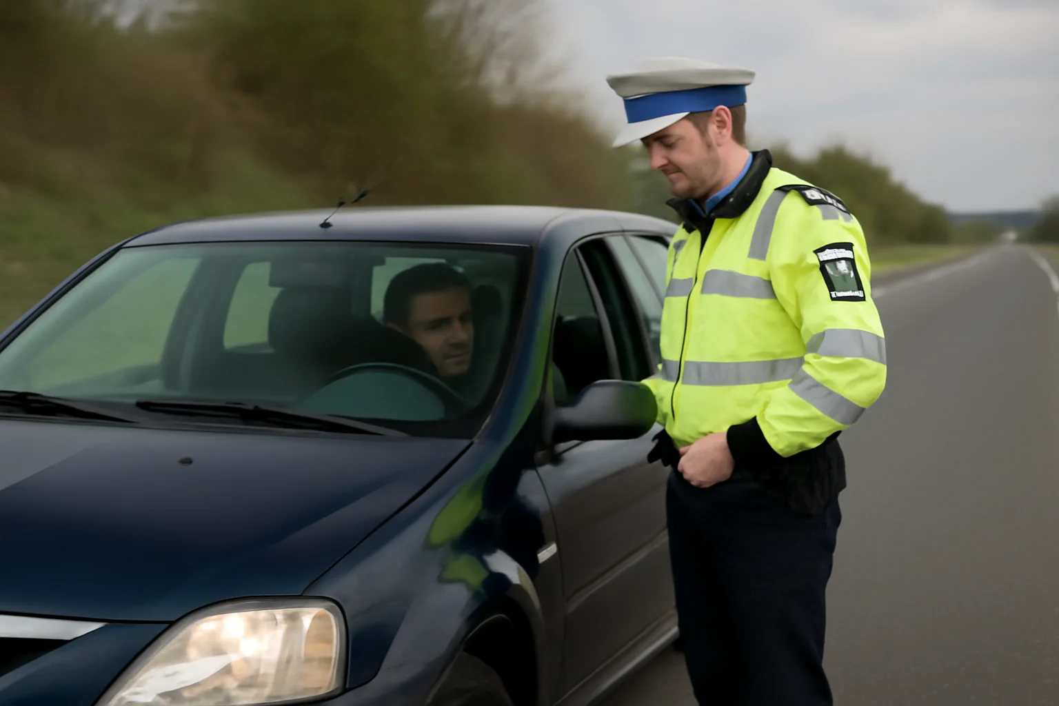 Greșeala șoferului și locul în care polițiștii l-au prins