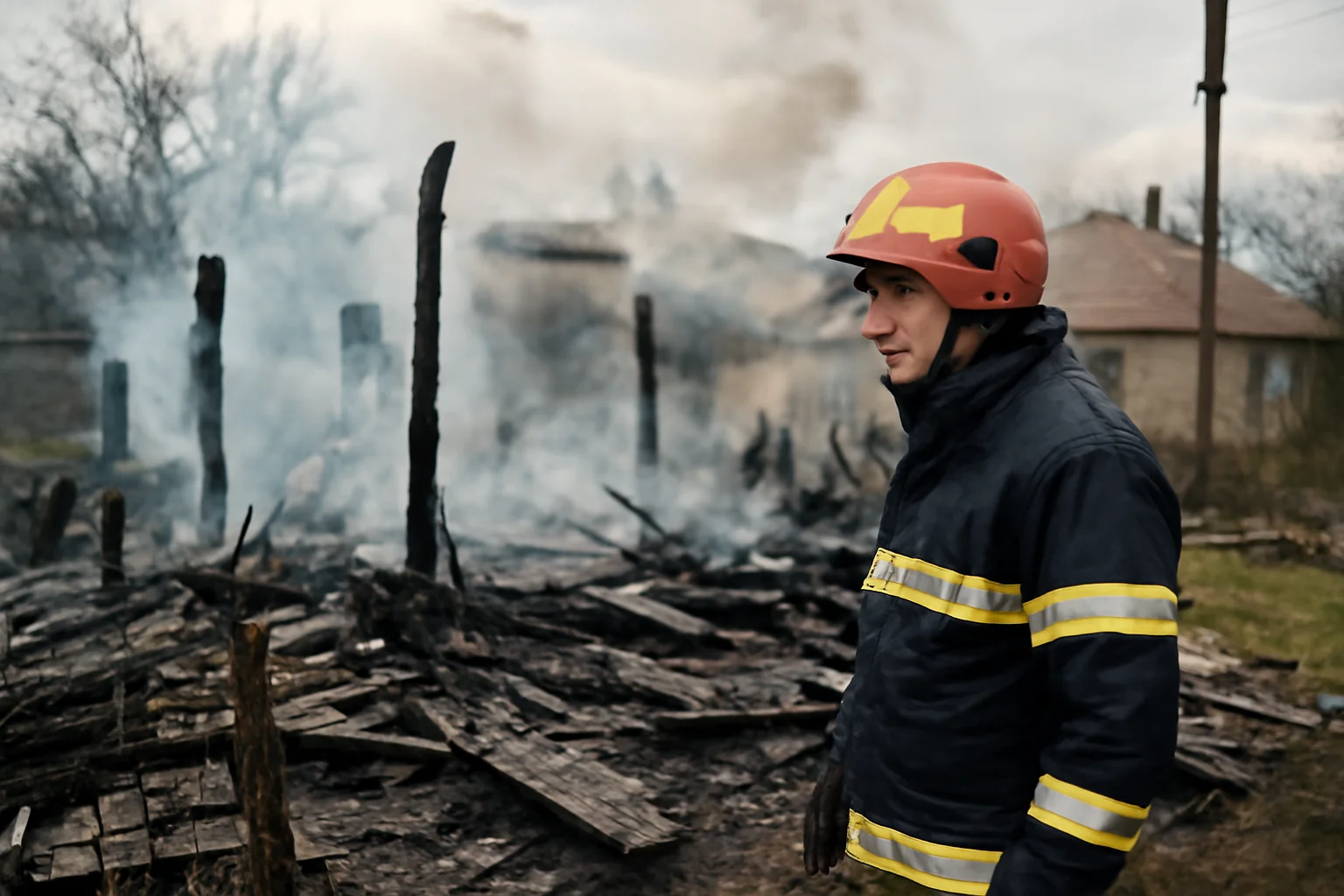 Incendiu devastator în Vâlcea: 30 de păsări au ars vii