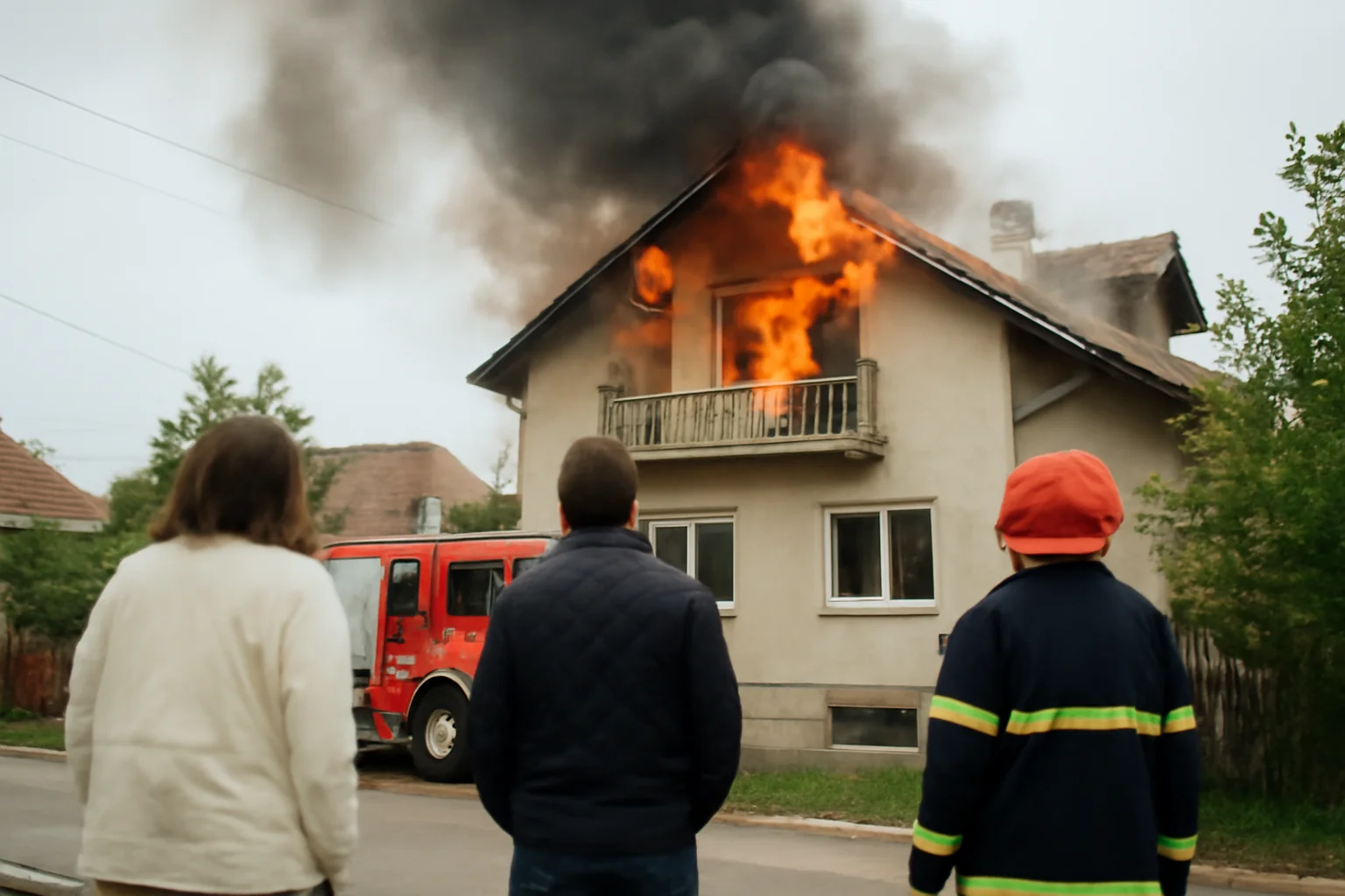 Incendiu la mansardă pe Aleea Panseluțelor în Ostroveni