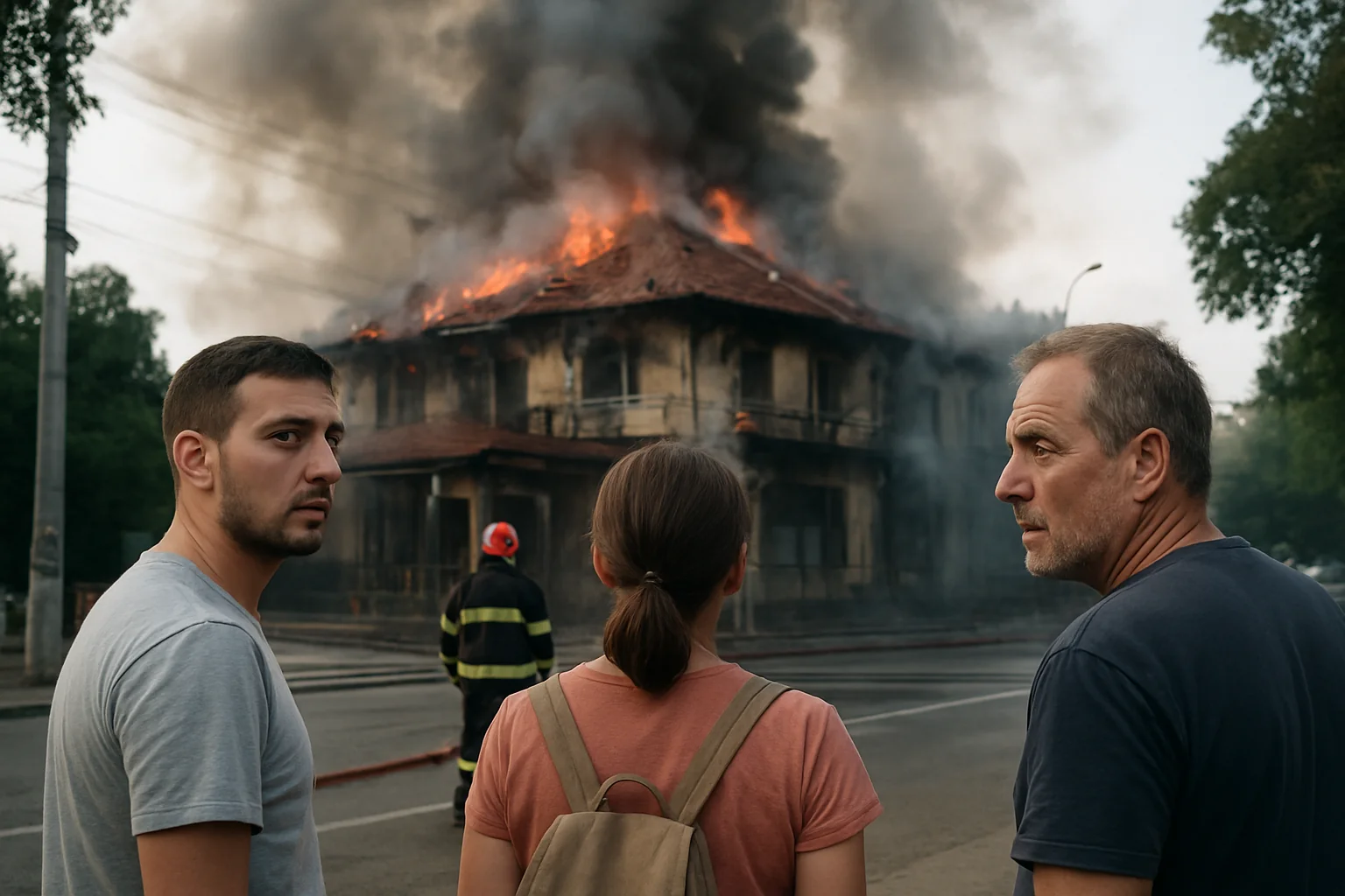 Incendiu la un restaurant din Râmnicu Vâlcea: Foc la friteuză