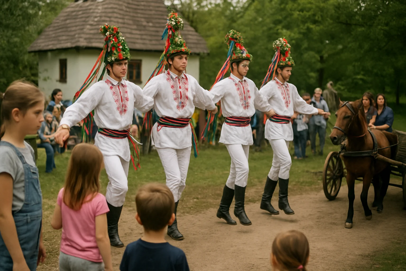 Muzeul Satului Vâlcean: Eveniment de Ziua Copilului cu Călușari