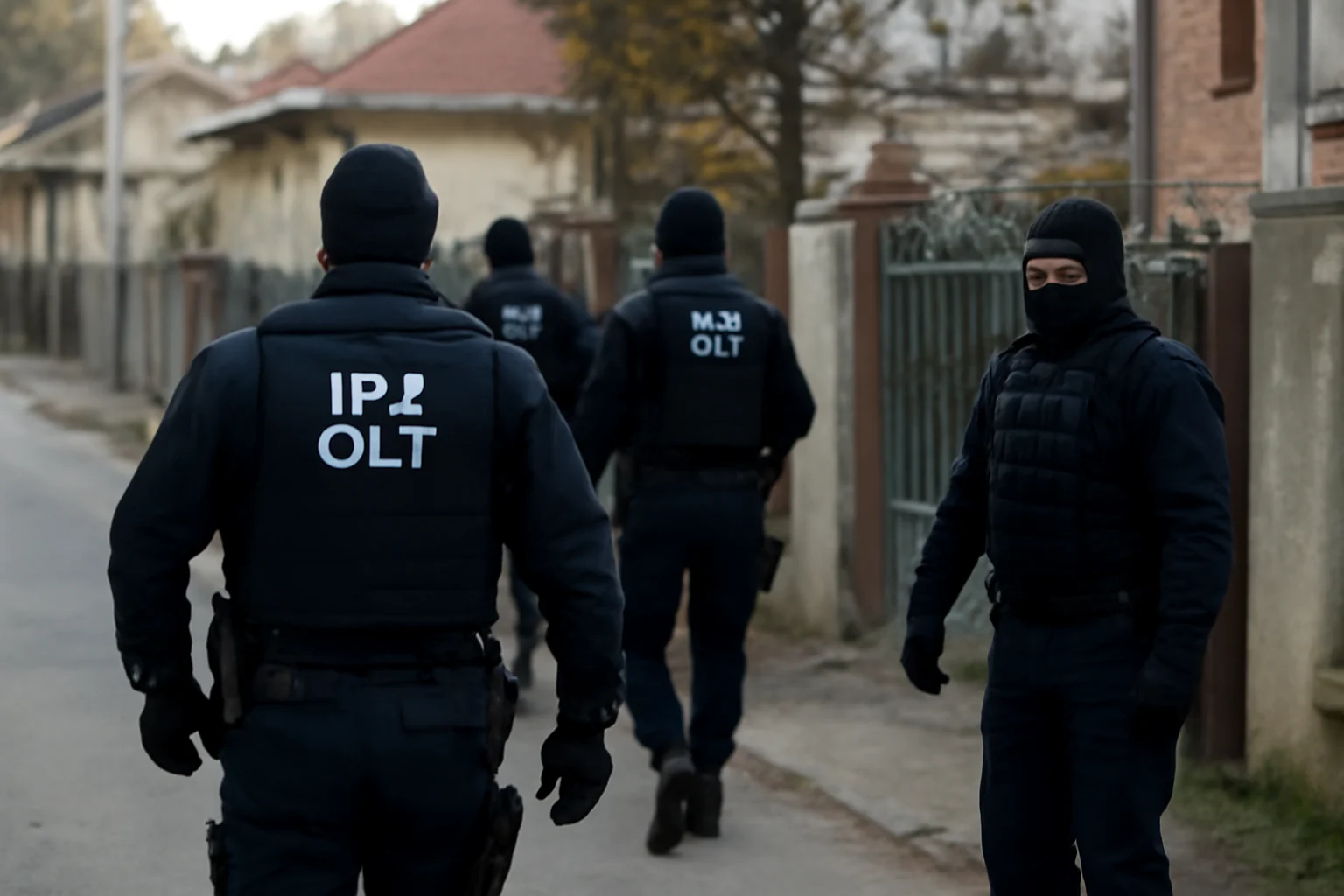 Percheziții ale polițiștilor IPJ Olt în cartierul Ostroveni din Râmnicu Vâlcea, într-un dosar de furt