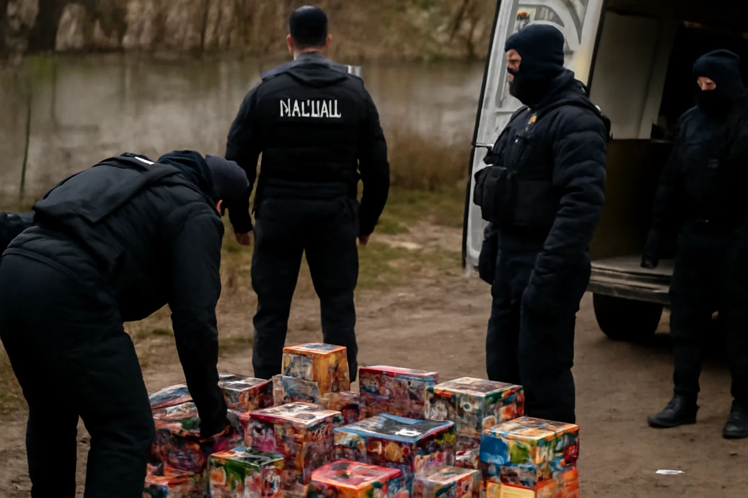 Percheziții la Râmnicu Vâlcea: polițiștii au confiscat circa 550 kg de articole pirotehnice