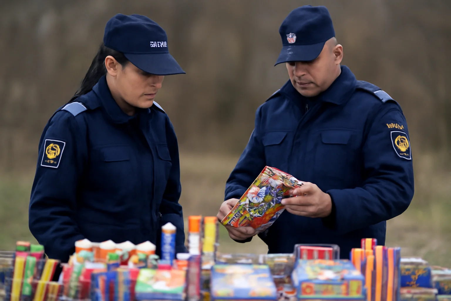 Peste 2.000 de articole pirotehnice confiscate de jandarmi la Drăgășani