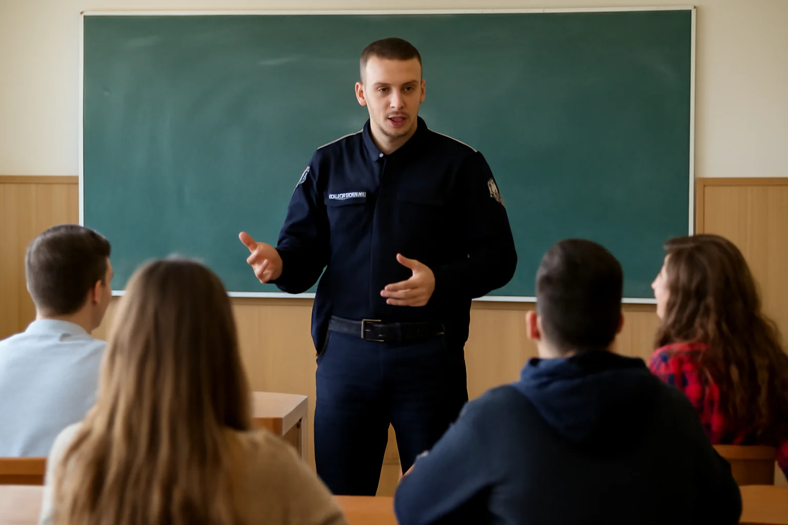 polițiștii îi învață pe elevi cum să se protejeze de bullying și riscurile din mediul online