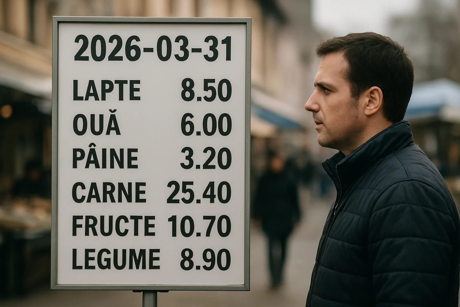 Prețurile zilei în România – 2026-03-31