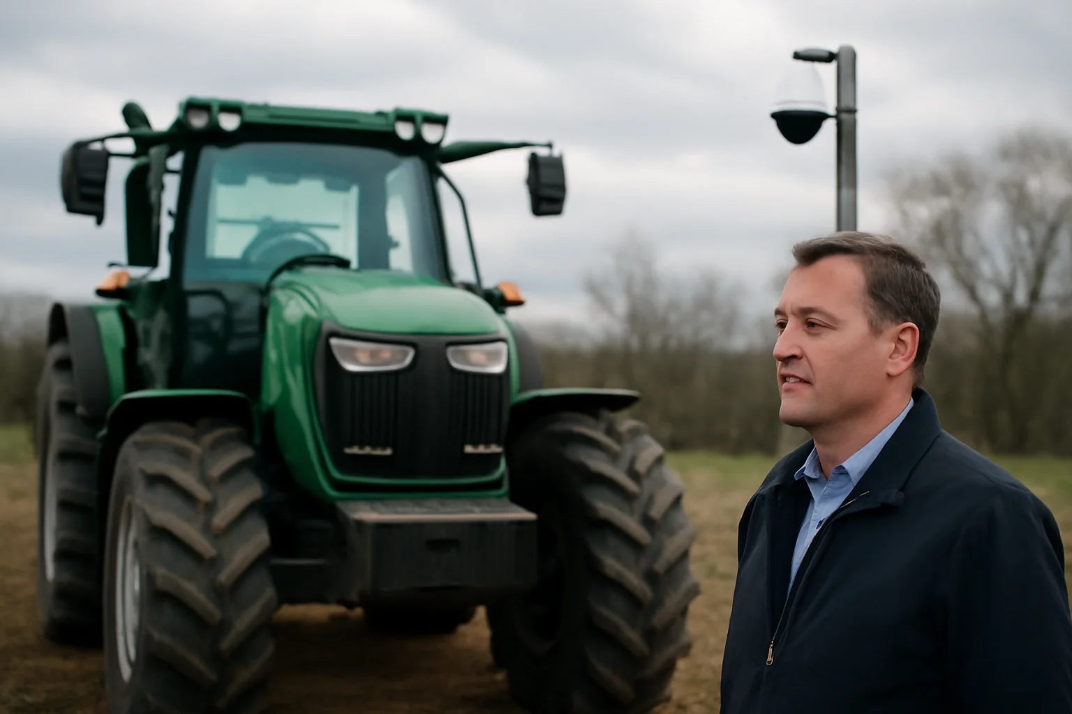 Primarul Mateescu de la Govora aduce tractor nou și sistem modern de supraveghere video prin proiectele GAL Microregiunea Horezu