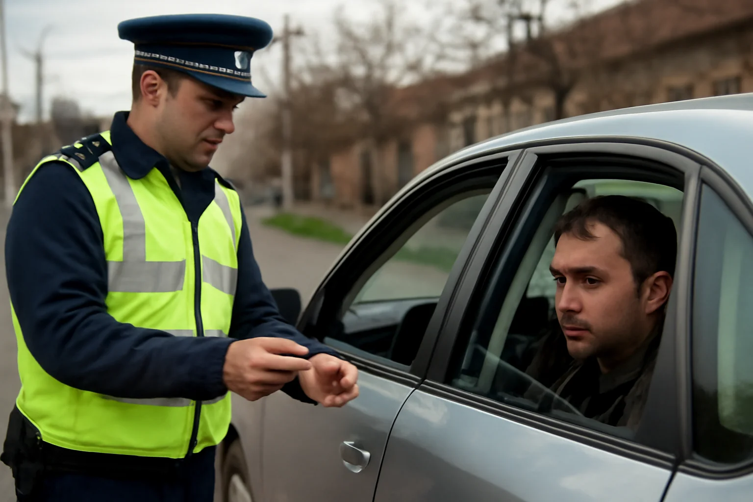 Prins la volan beat și fără permis pe străzile din Drăgășani