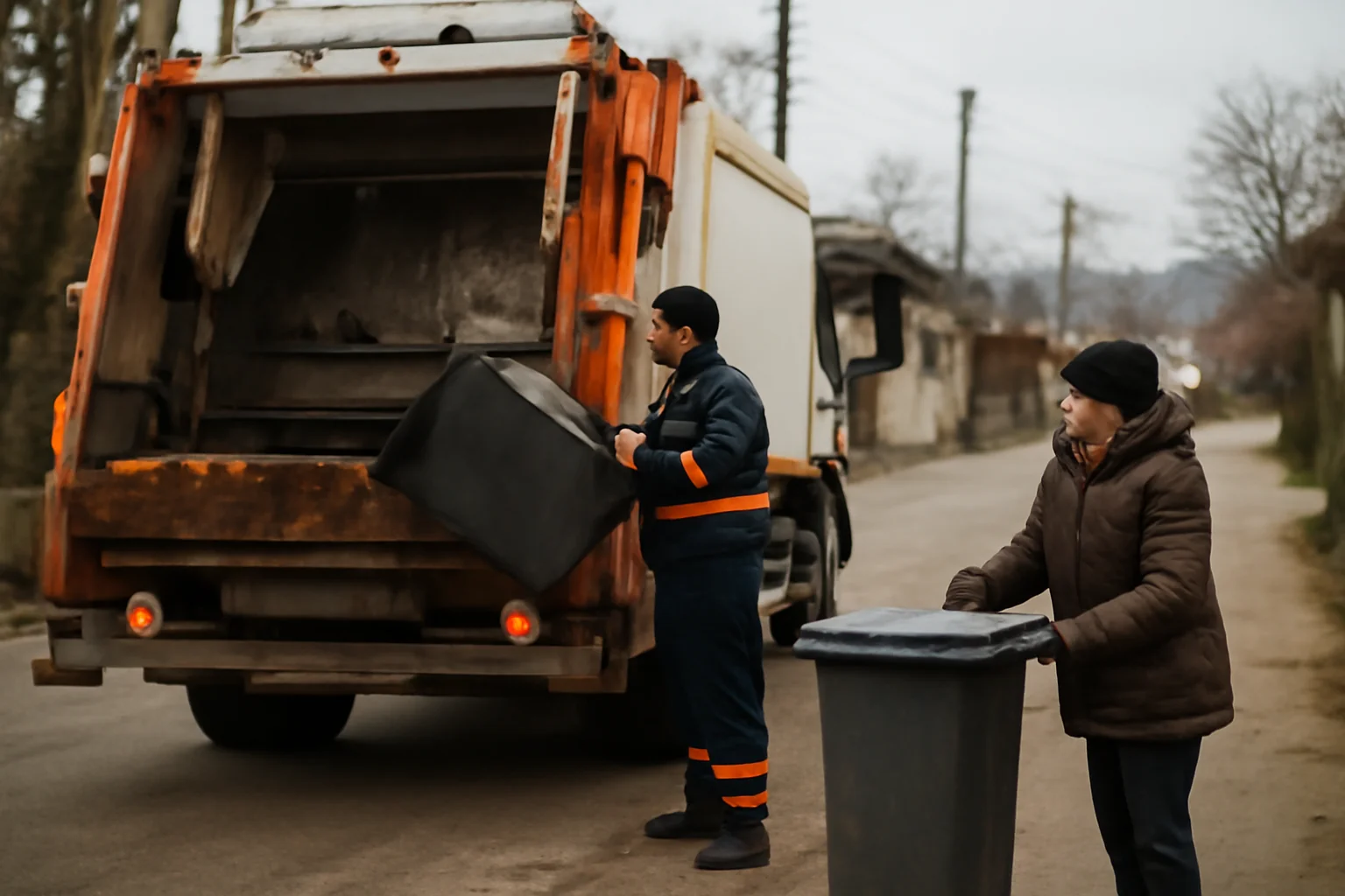 Programul de ridicare a gunoiului în localitățile din Vâlcea de sărbători