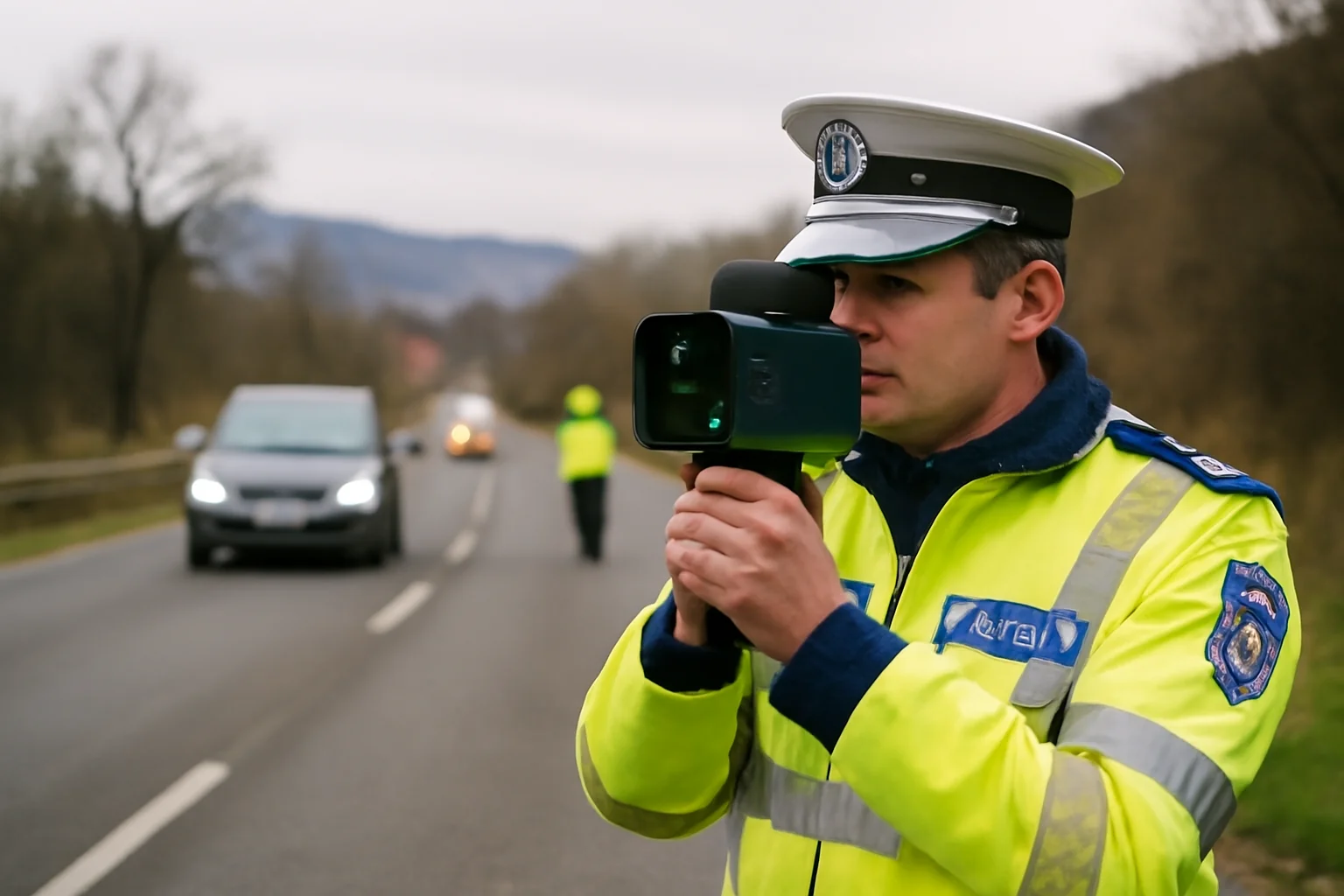 Radarele Poliției Vâlcea activează azi pe DN 7 pentru controale