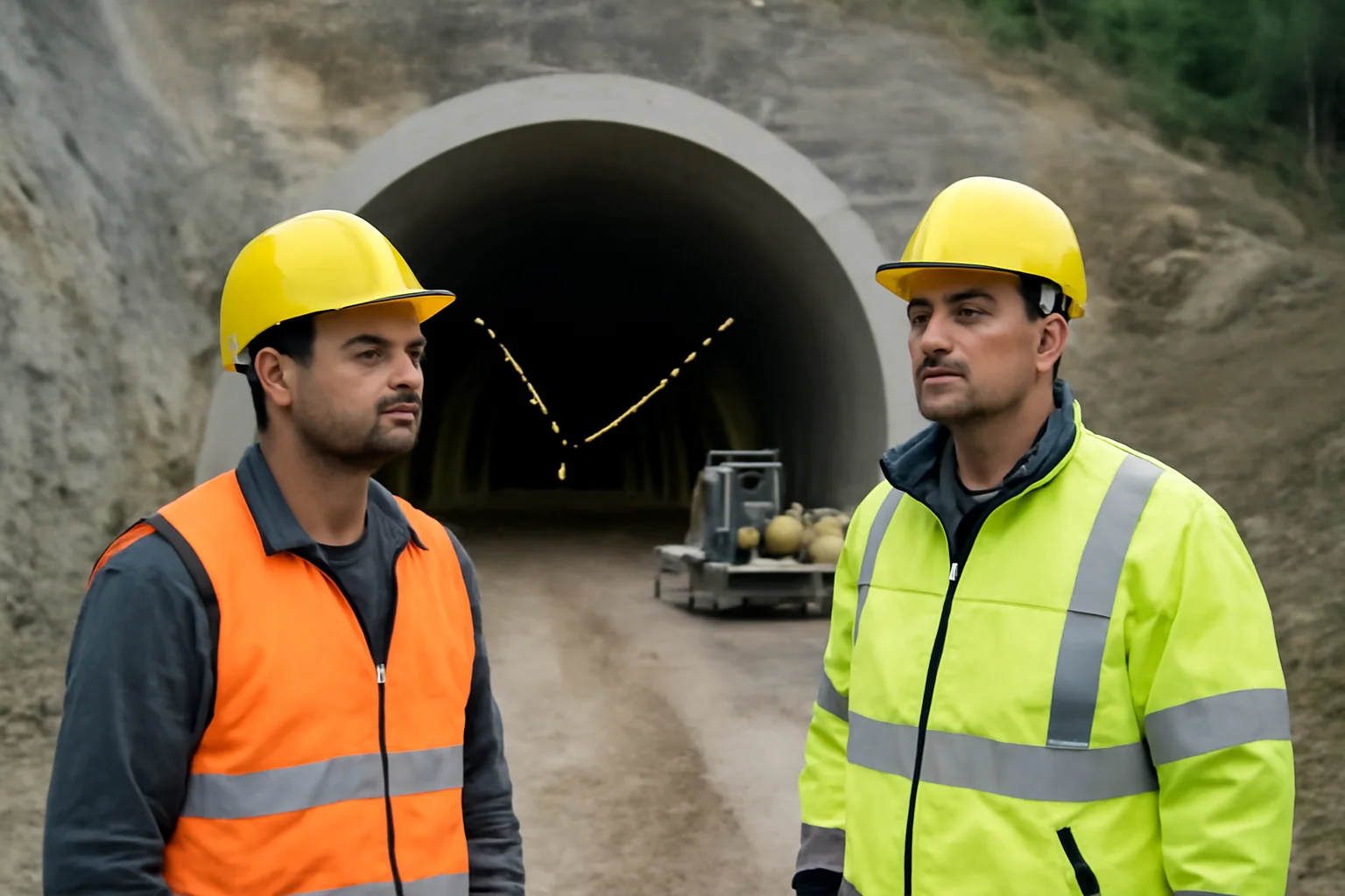 Ramnicu Vâlcea: avans vizibil la tunelul Robești de pe Autostrada Sibiu–Pitești