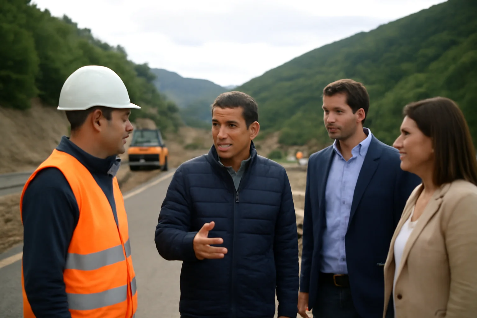 Ramnicu Vâlcea: lucrările pe secțiunea montană a Autostrăzii Sibiu–Pitești avansează bine, anunță CNAIR