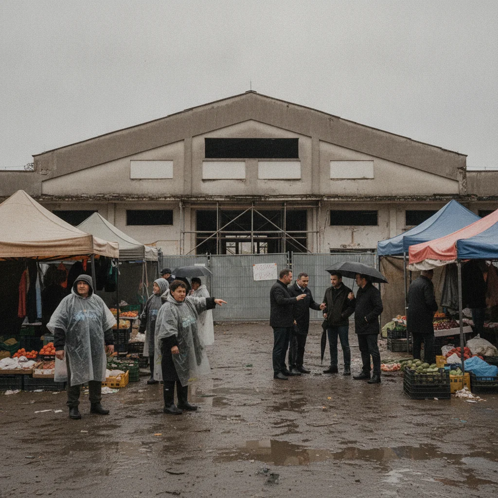 Râmnicu Vâlcea: piața volantă din Nord funcționează cu 30 lei pe zi