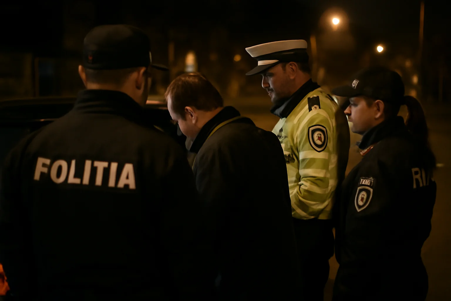 Razie masivă în Râmnicu Vâlcea, noaptea trecută