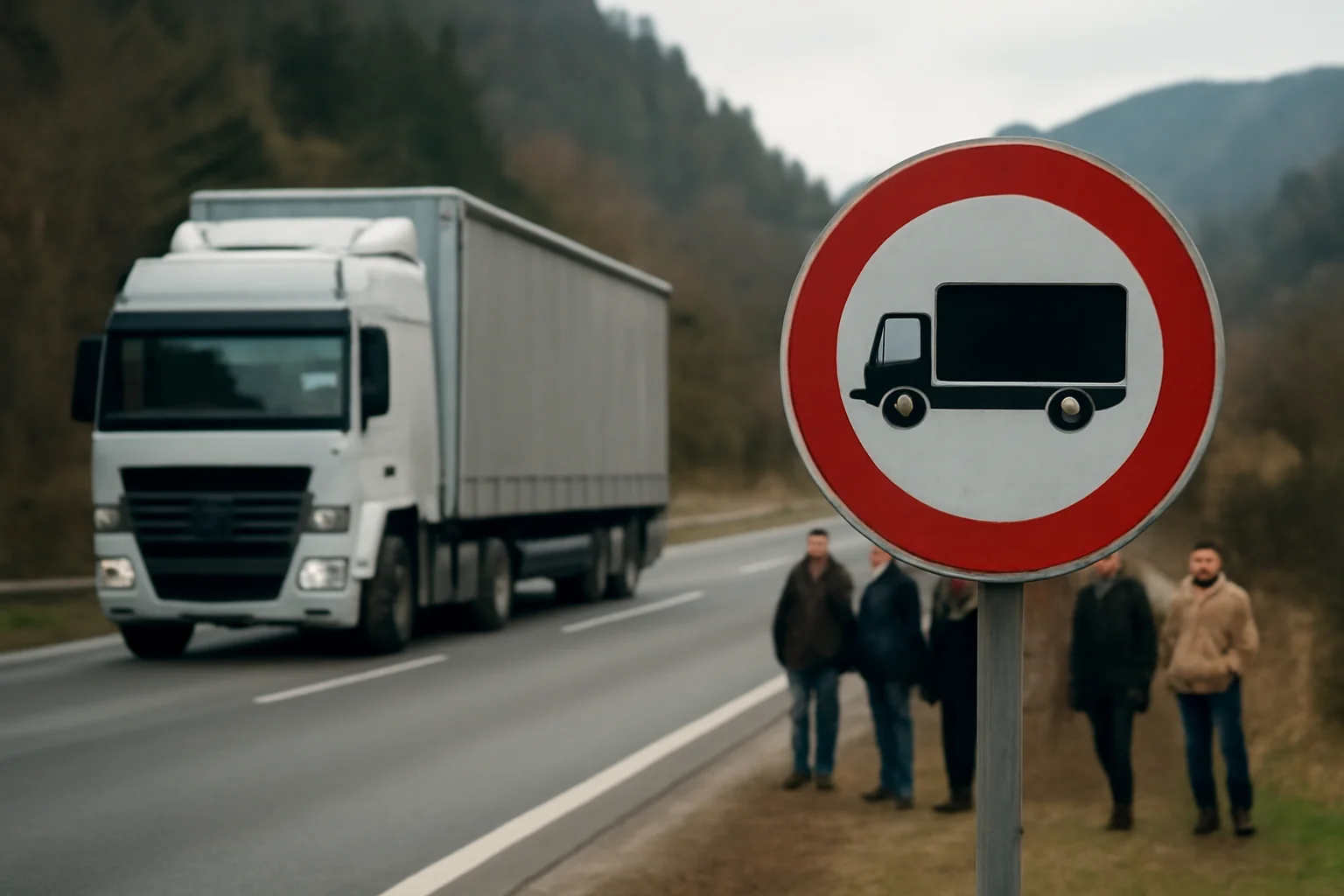 Restricții de circulație pentru camioane pe DN7 la Râmnicu Vâlcea de Ziua Unirii Principatelor