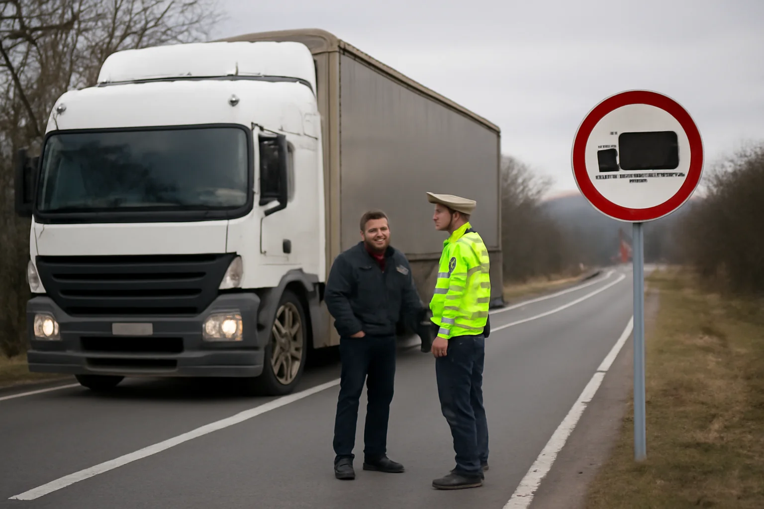 Restricții de Crăciun pentru camioane pe DN7 în zona Râmnicu Vâlcea