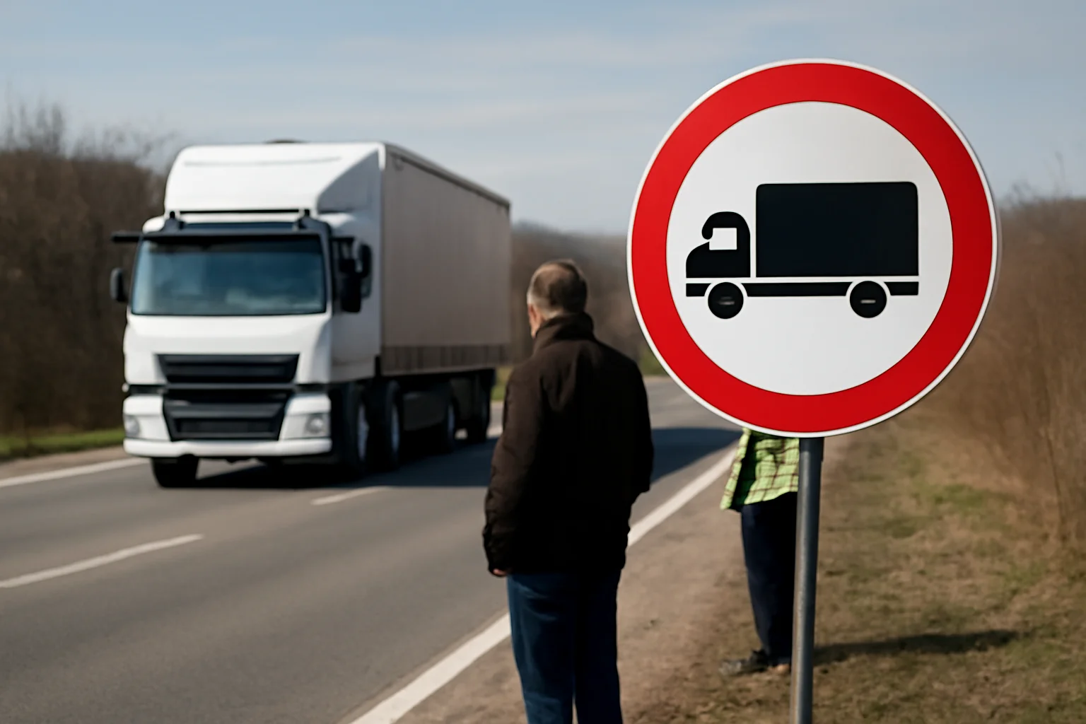 Restricții temporare pentru camioane pe DN7 la Râmnicu Vâlcea de Anul Nou