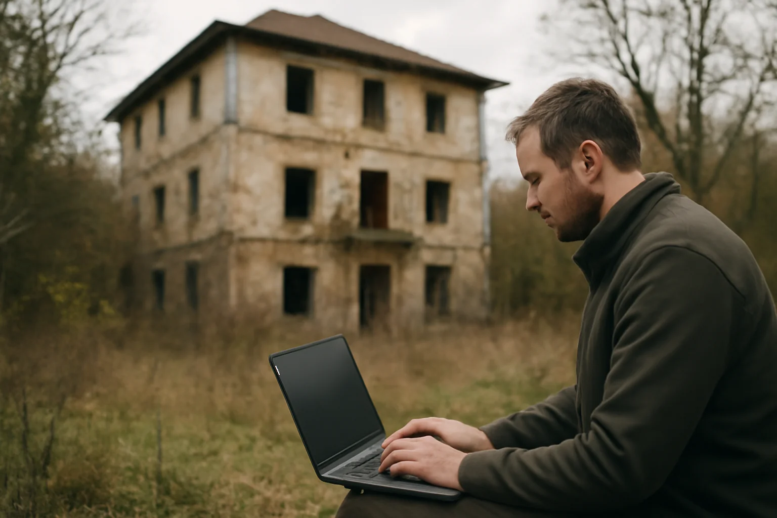 Site vechi al Gărzii Forestiere din Râmnicu Vâlcea, preluat pentru știri generate cu inteligență artificială