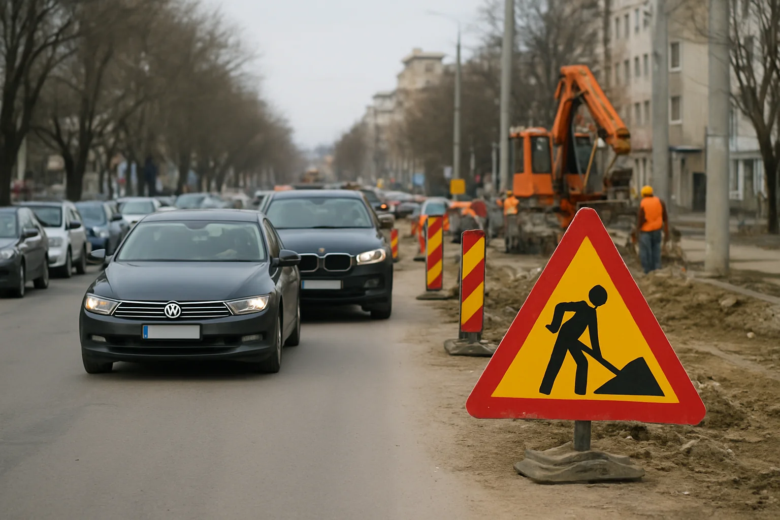 Situația traficului și lucrările rutiere în municipiul Vâlcea – 25 martie 2026